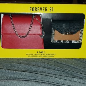 Forever 21  2 for 1 mini crossbody purses